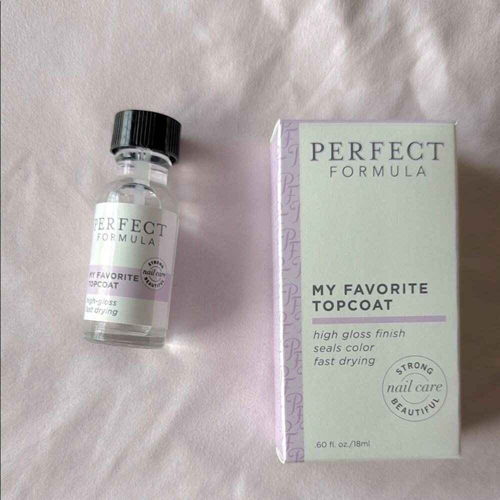 Perfect Formula My Favorite Topcoat High Gloss Finish .60 oz/18 mL - New in Box